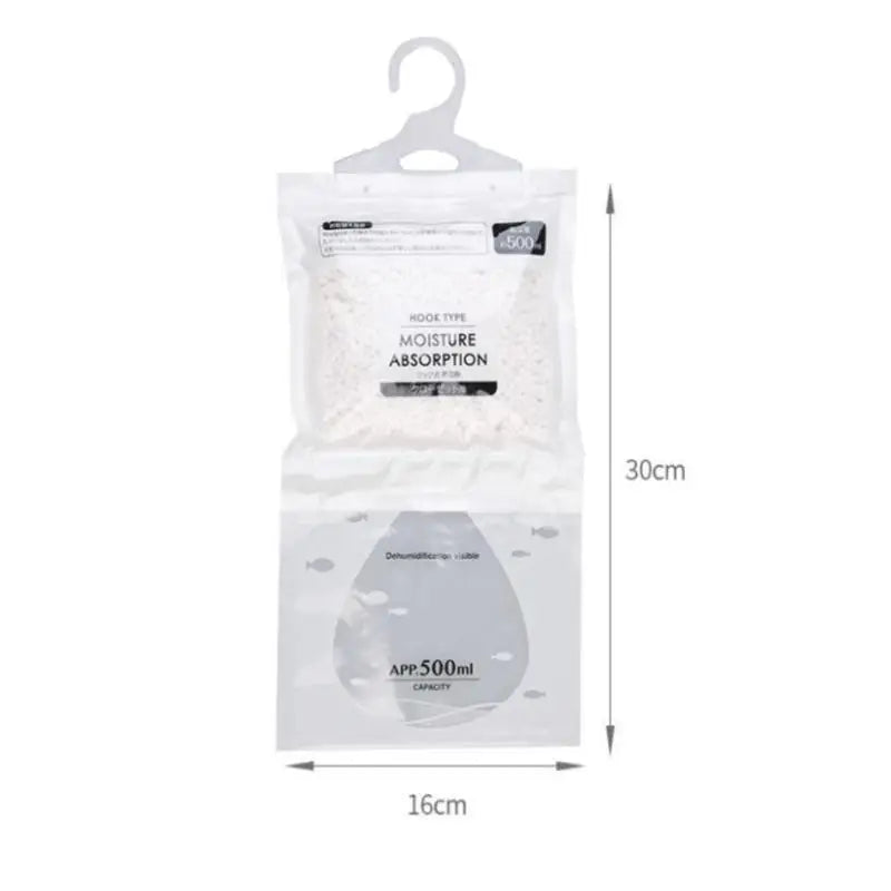Hanging Moisture Absorber Bags for Wardrobes, 50 g - 5 or 10 Pack