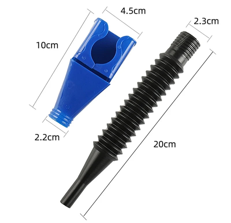 Universal Telescopic Car Refueling Funnel Engine Oil Filter Transfer Funnels Foldable Portable Funnels Accessories