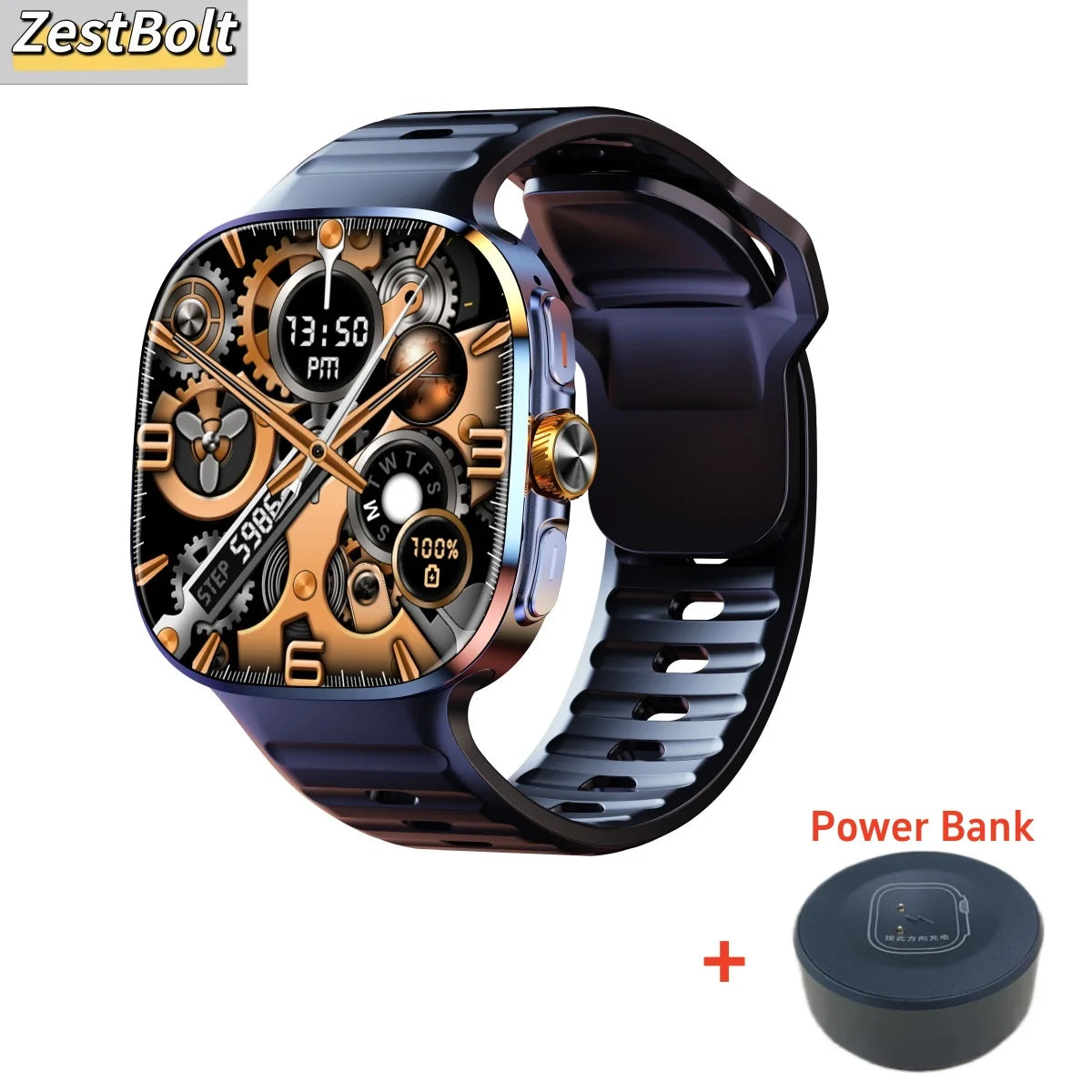 M99 Smartwatch 2.4inch Large Amoled Screen Game 4G/5G LTE Android 10.0 Smart Watch 2100Mah Battery For Men Women Adult Student