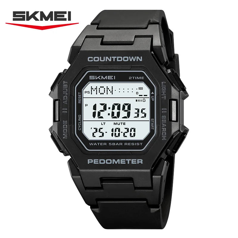 SKMEI 2596 Brand New Men Electronic Watch Fashion Alarm Clock Calendar Chronograph Luminous Digital Watches for Man reloj hombre