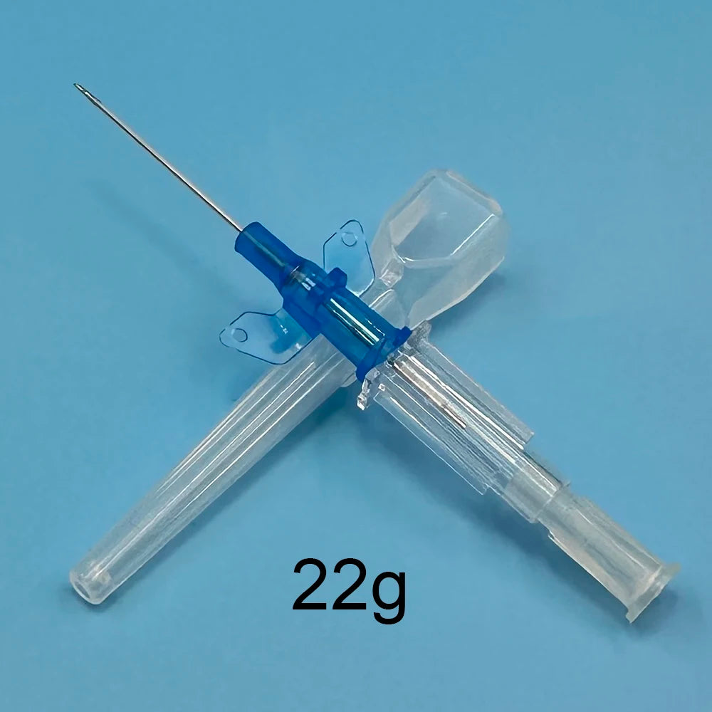 10pcs Disposable Dog Cat I. V. Cannula Animal Catheter Pet Catheters with Heparin Cap 22G 24G 26G Veterinary Tools