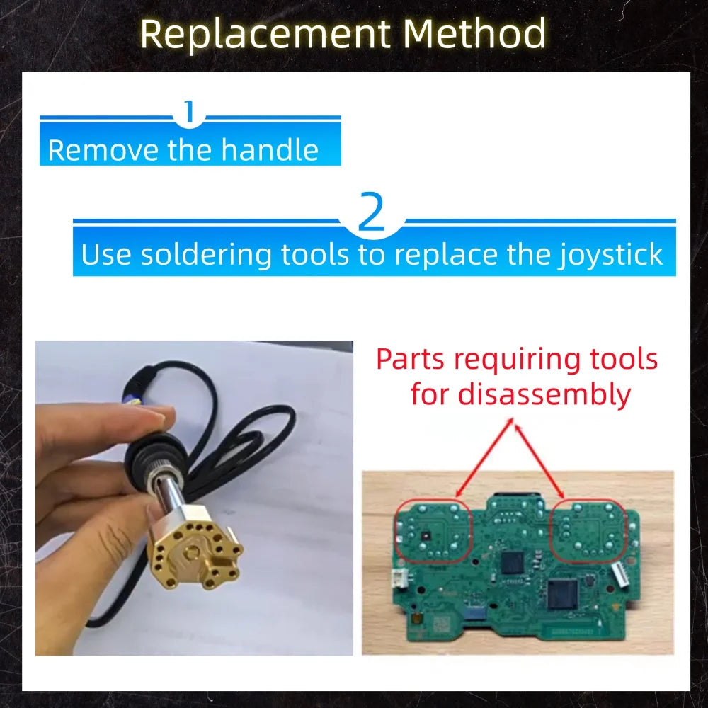 T12/JBC245/936 Joystick soldering iron tip Heating mold for Xbox ps4 ps5 switch pro controller joystick Disassembly repair tools