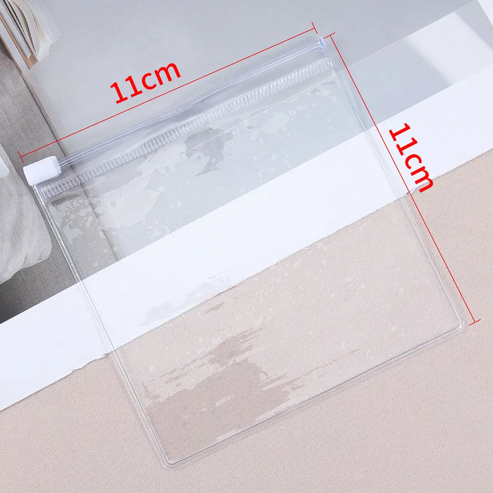 10Pcs Thicken Zipper Bag Transparent Plastic Bag Anti Oxidation Jewelry Pouch for DIY Jewelry Storage Earring Bracelet Packaging