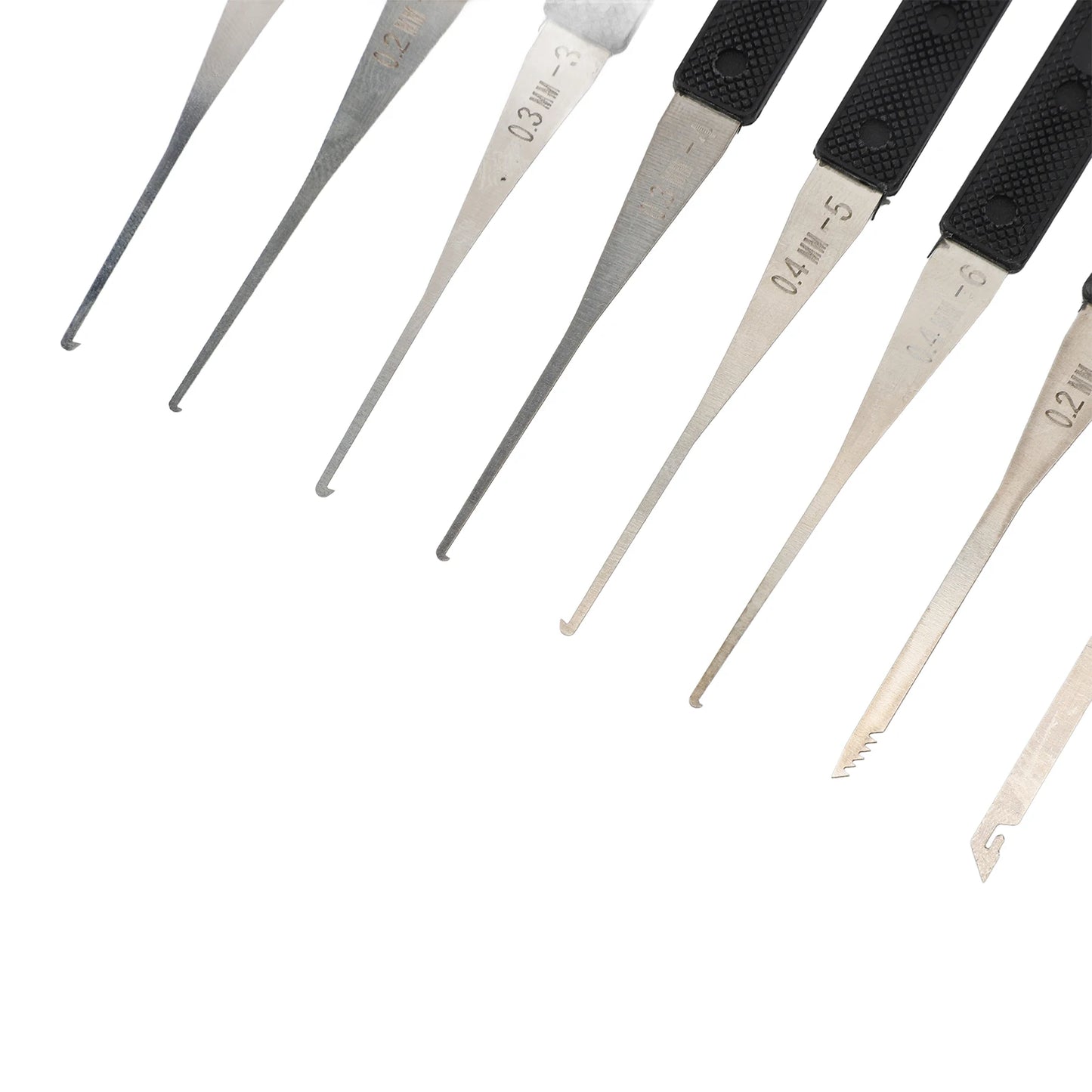 12PCS Lock Pick Set Locksmith Supplies Broken Key Auto Extractor Remove Hooks Stainless Steel DIY Hand Tools Hardware