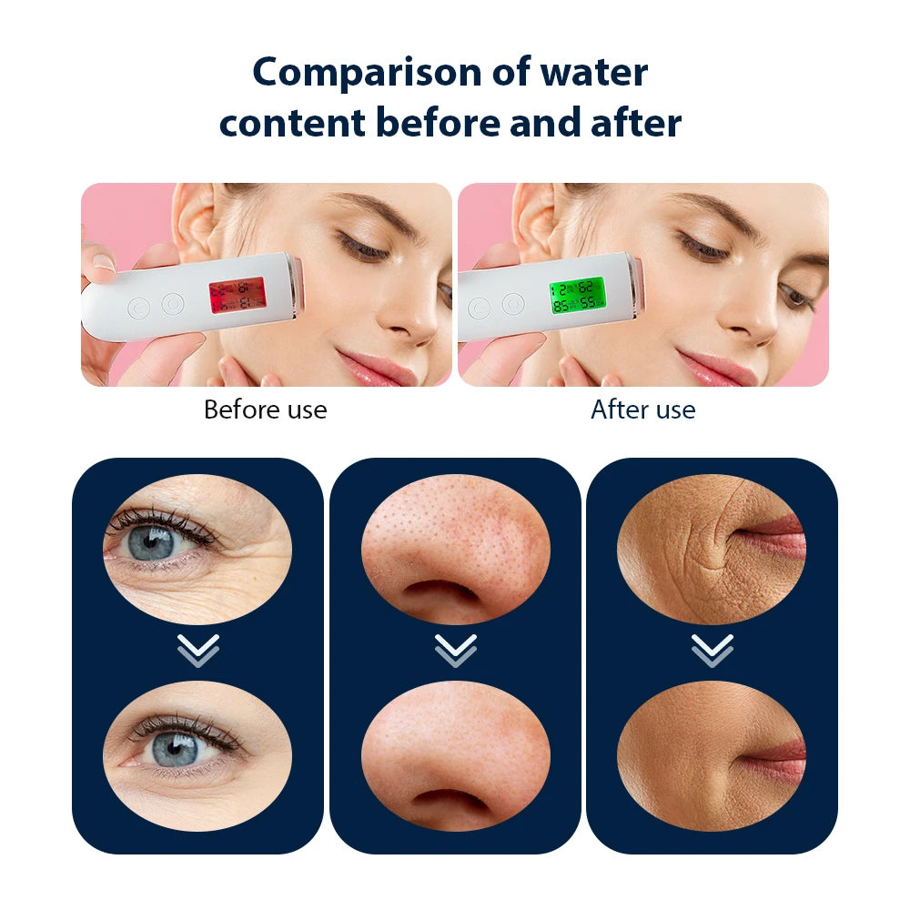 Oxygen Bubble Pen 7 Color Facial CO2 Oxygen Bubble Machine Can Be Matched Serum Gel Facial Skin Care Device Facial SPA CO2