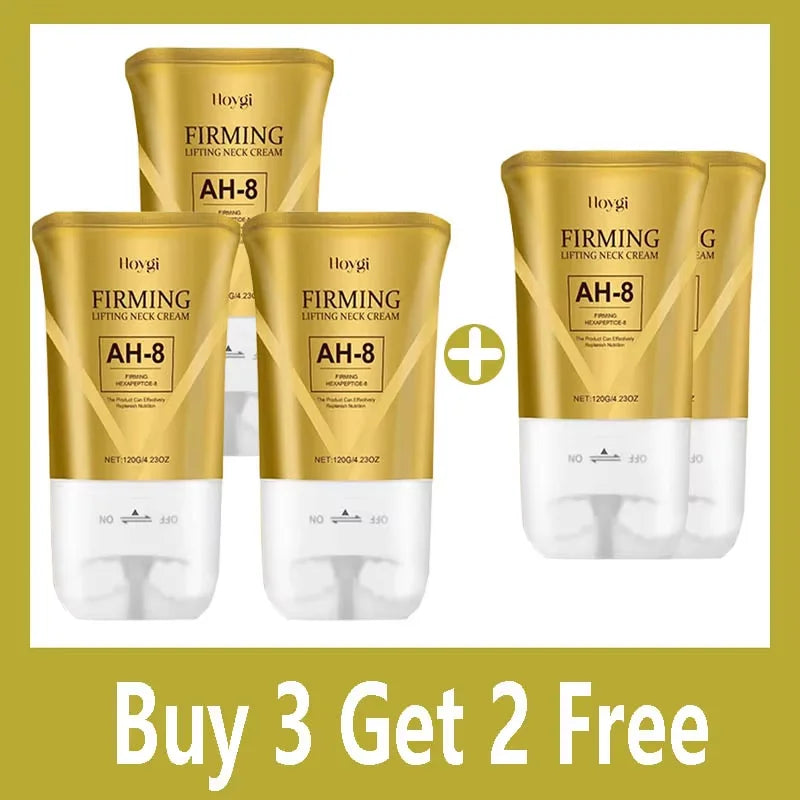 Neck Wrinkle Cream Neck Massage Roller Applicator Whitening Firming Moisturizing Fade Lines Rejuvenation Chin Neck Care Products