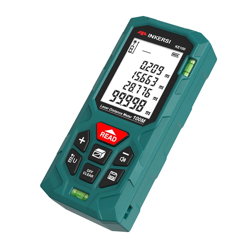 INKERSI Laser Rangefinder Digital Tape Measure 40M/70M/120m High Precision Laser Distance Meter Digital Roulette Range Finder