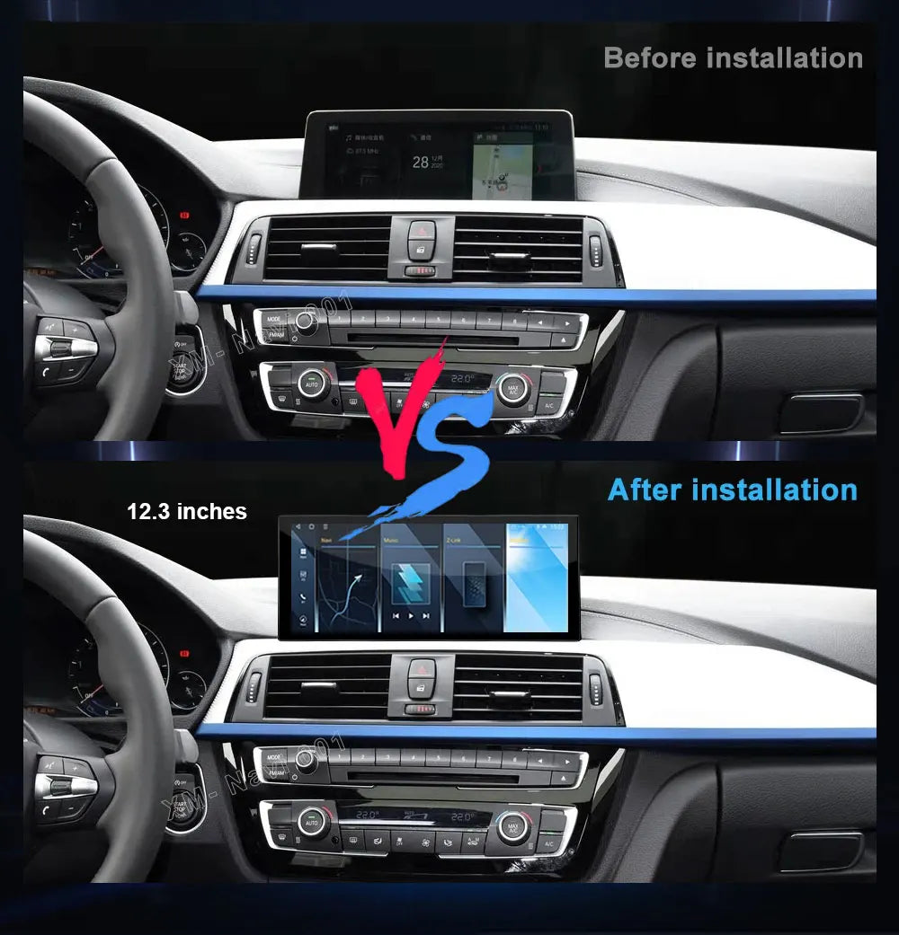Android CarPlay Stereo for BMW 3/4 Series F30 F31 F32 F33 F34 F36 (2013–2019) — Android Auto, GPS, DSP, 4G