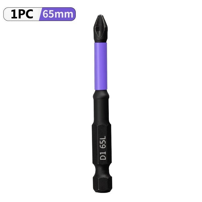 Magnetic Screwdriver Bit Set PH2 Phillips 25-150mm Anti-slip Shockproof Alloy Steel Impact Drill Bits for Outdoor Decoration
