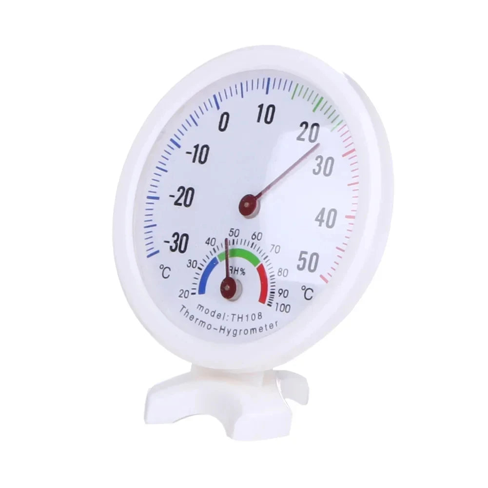 Mini Bell Shaped Humidity Watch Analog Hygrometer for Gardens Terraces -30 to 50 Celsius Degree Thermometer Hygrometer