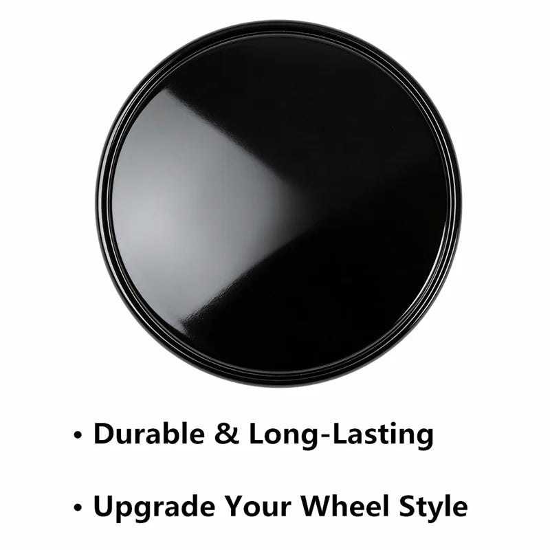 4 Pcs 50mm Car Wheel Center Hub Cover Dustproof Caps Rim ABS Metal Ring Universal Auto Exterior Decoration Replacement Accessory