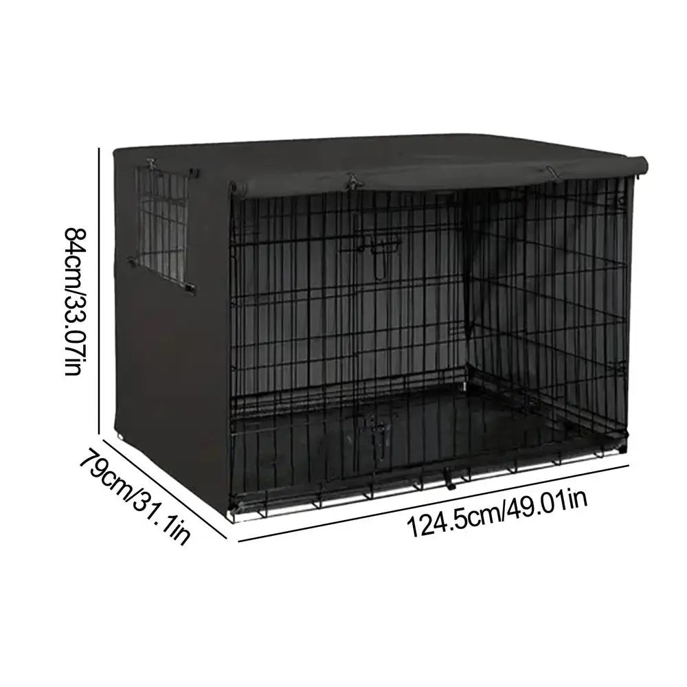 Windproof Oxford Crate Cover - Dog & Cat Cage Cover – photo 7