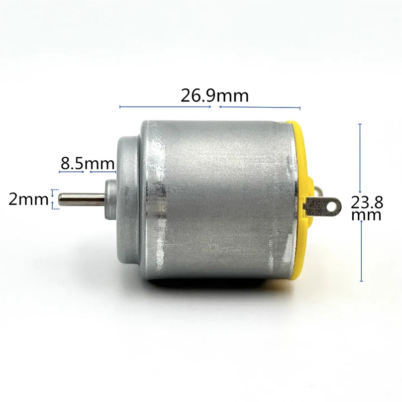 2PCS RP260-CN/2295 Mini R260 Motor 7.4V 17000RPM High Speed Carbon Brush Toy Car Model Motor