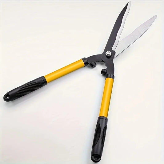 Ergonomic Long-Nose Garden Shears - Alloy Steel Blade, Contemporary Style, No Battery Needed - Perfect for Home Improvement