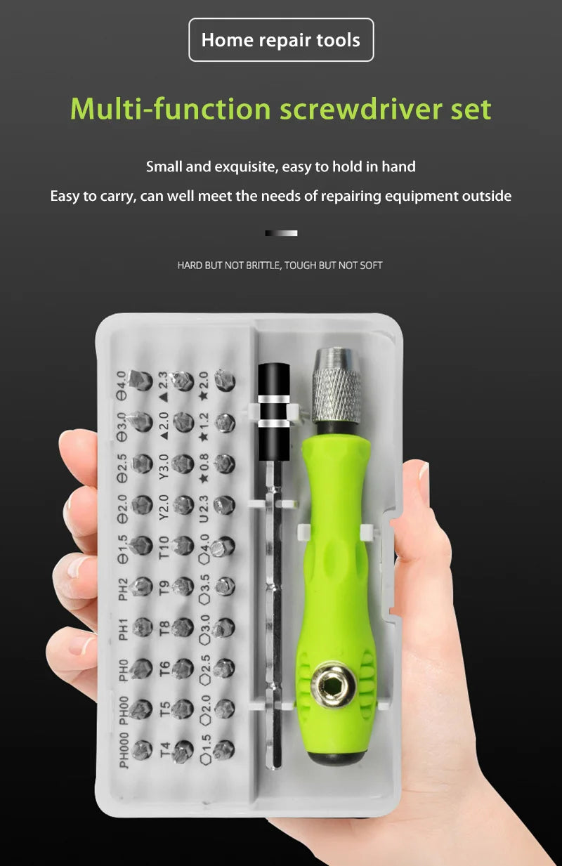 32 in 1 Screwdriver Set Cool Gadgets Stocking Stuffers Christmas Gifts For Dad Grandpa Husband Multi Functional Screwdriver