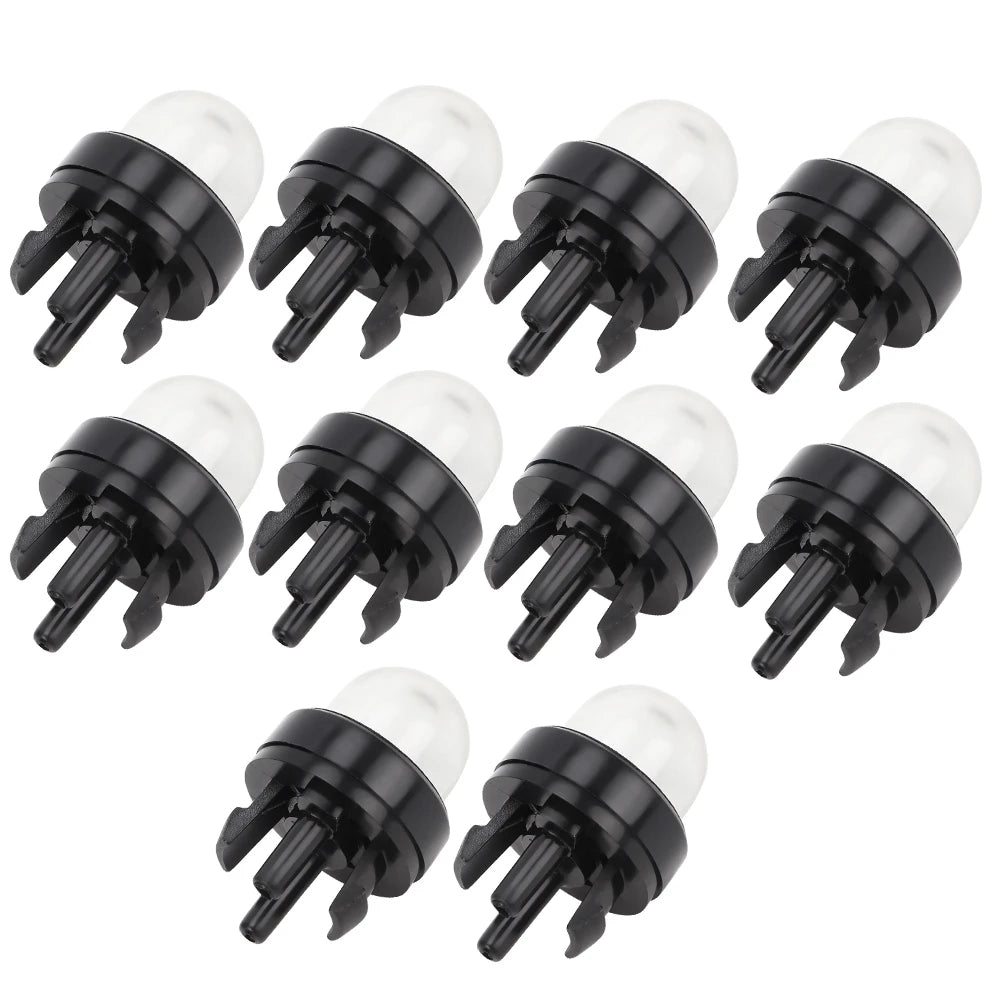 10Pcs Carburetor Oil bubble Petrol Snap in Primer Fuel Bulb Pump Kit For Chainsaws Trimmer Carburetor Light bulb