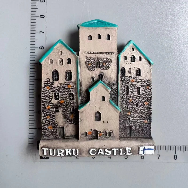 Finland Tourist Souvenir Fridge Magnets Helsinki Bengtskar Turku Cathedral Suomi Lapland Aurora Moose Finnish Reindeer HomeDecor