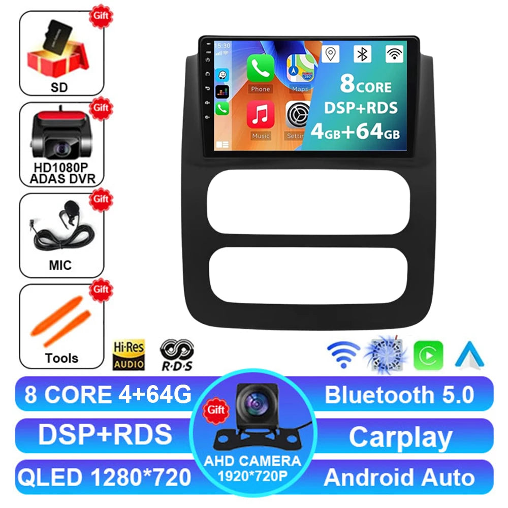 Android 15 Car Radio for 2002-2005 Dodge RAM - CarPlay & GPS