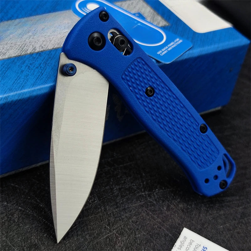 BM 533 Bugout Axle Lock Folding Knife S30V Steel Blade Nylon Fiber Handle Outdoor Camping Survival EDC Practical Cutting Knife