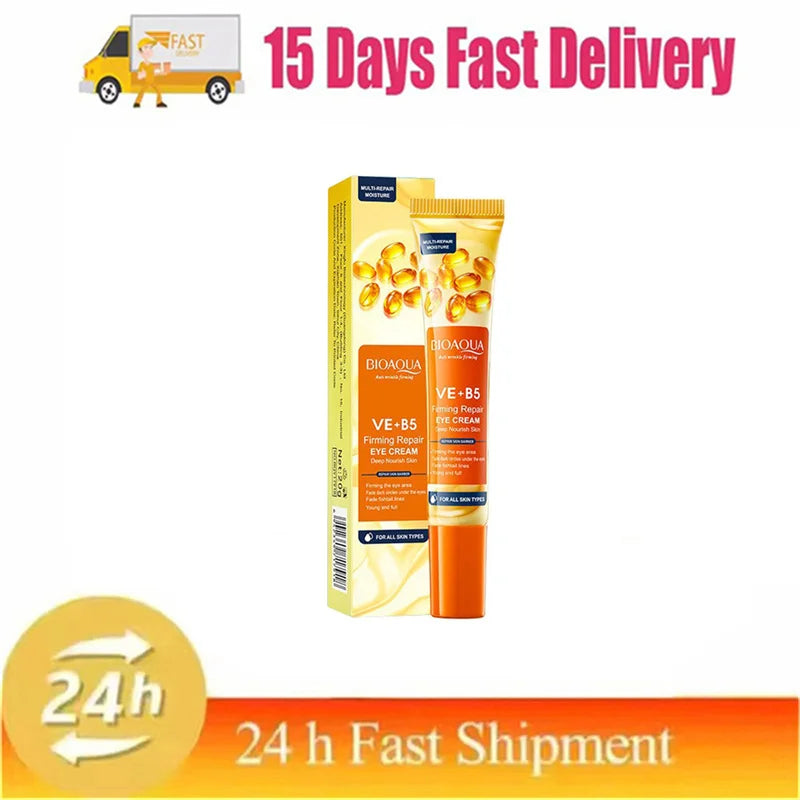Instant Wrinkle Remove Eye Cream Collagen Remove Fine Lines Eye Bags Anti Dark Circle Puffiness Moisturizing Firming Eye Care