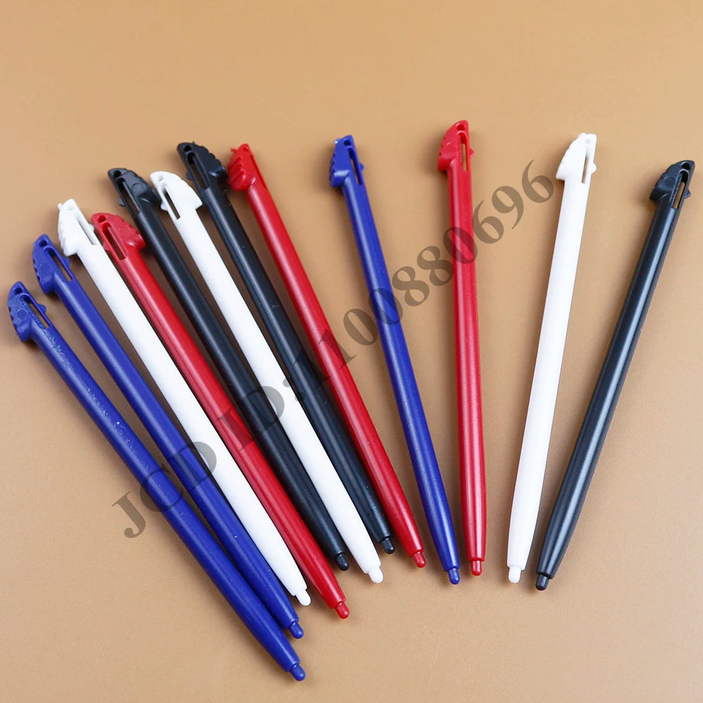 10pcs Plastic Stylus Screen Metal Telescopic Touch Pen For 3DS LL XL 3DSLL 3DSXL Game Console Accessories