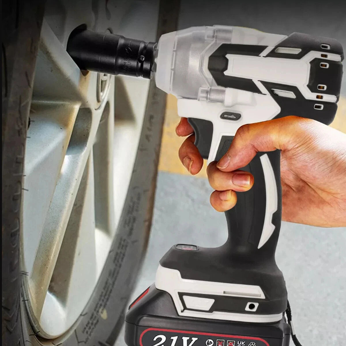 For Makita 18V 21V Battery Cordless Impact Wrench 1/2" Brushless Bare Tool Only (Battery Not Included)