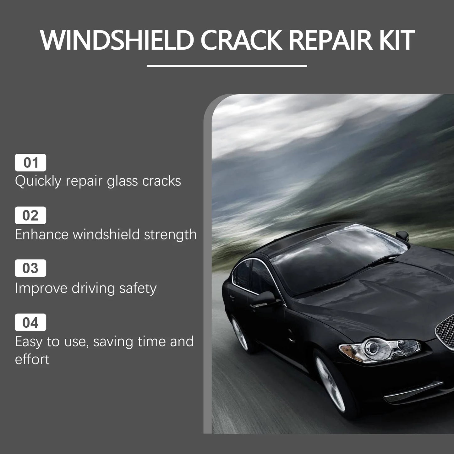 Cracked Glass Scratch Repair Kit Vehicle Windscreen Nano Fluid Filler Quick Fix Windscreen Scratch Restore Fluid For Glass