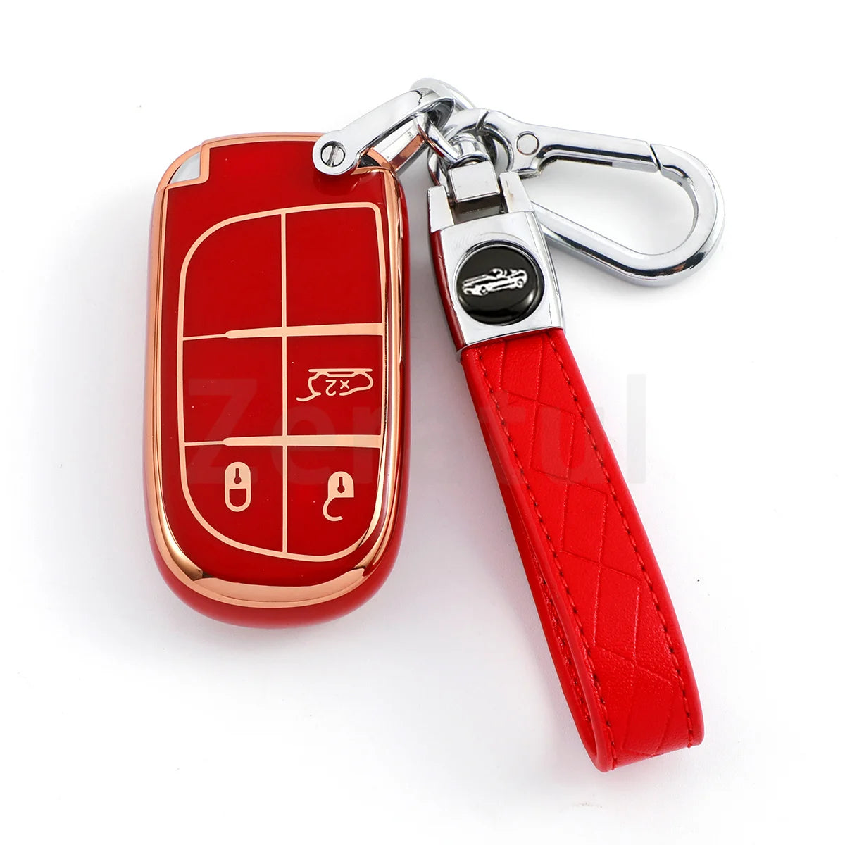 TPU Key Fob Shell Cover — Dodge RAM 1500/Journey/Charger/Dart/Challenger/Durango, Jeep & Fiat