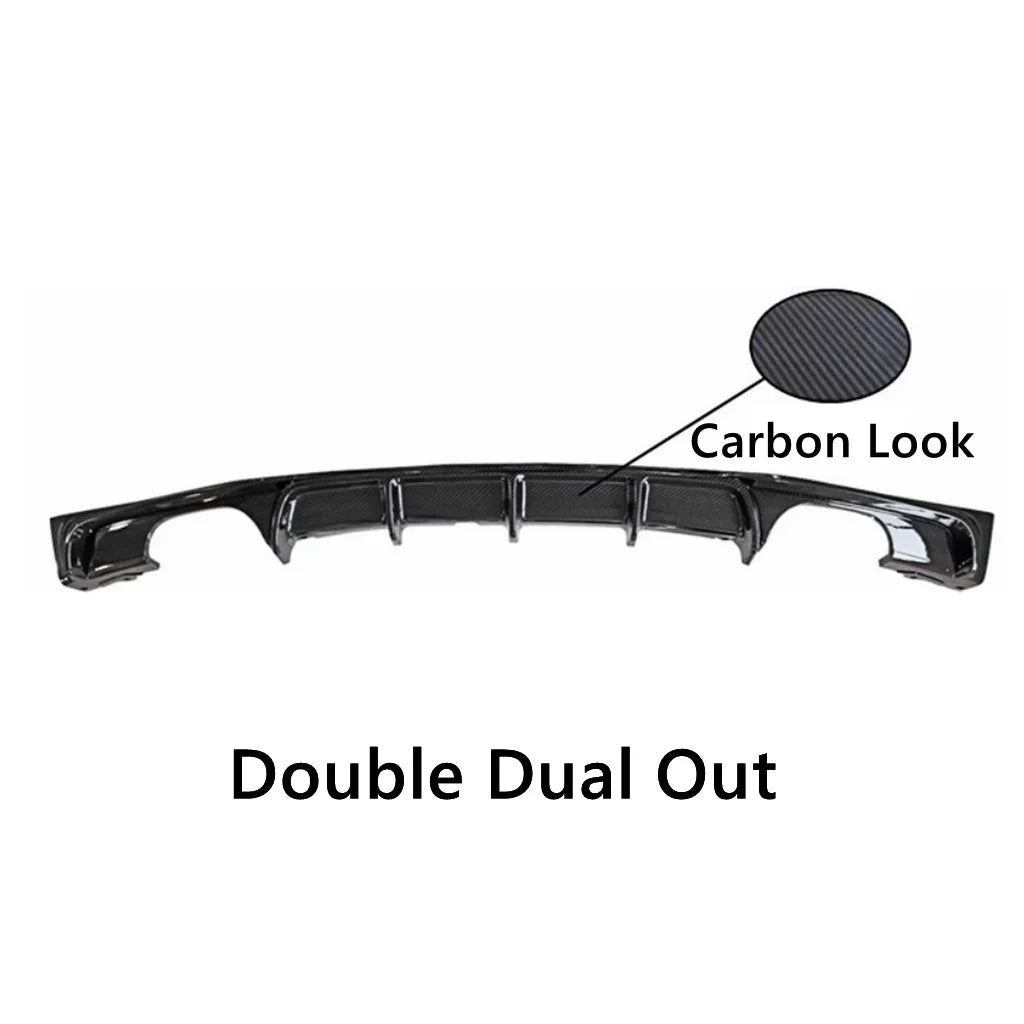 For BMW 3 Series F30 F35 2026-2026 Car Rear Bumper Lip Diffuser Refit MP Style Accessories Spoiler Exterior Parts Body Kits