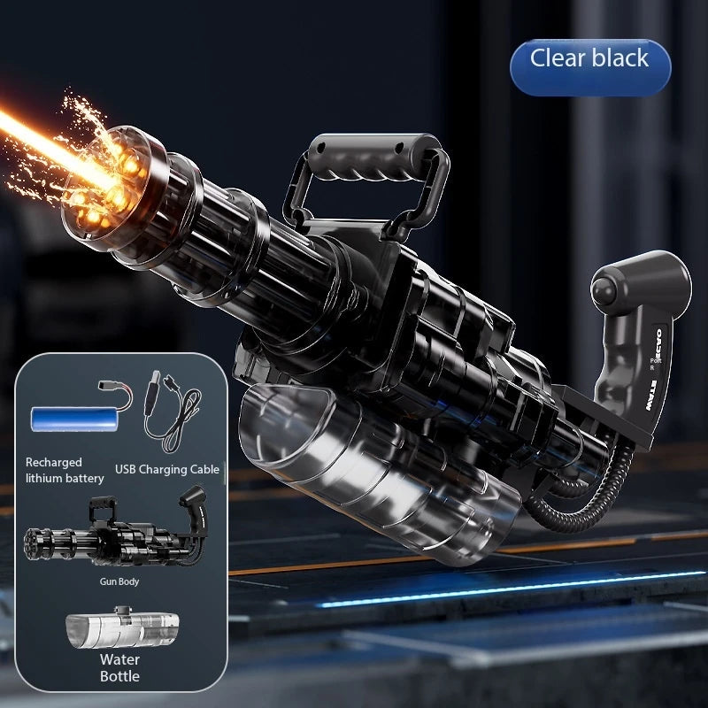 Gatling Water Gun — Rotating High-Pressure Summer Water Cannon
