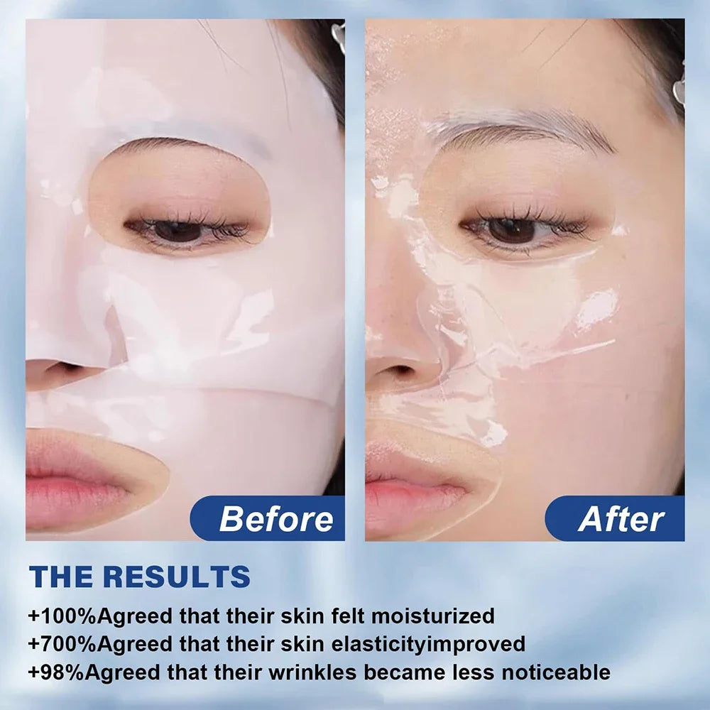Deep Collagen Anti Wrinkle Lifting Mask Collagen Face Mask Overnight, Deep Collagen Mask for Lifting Firming Moisturizing. women