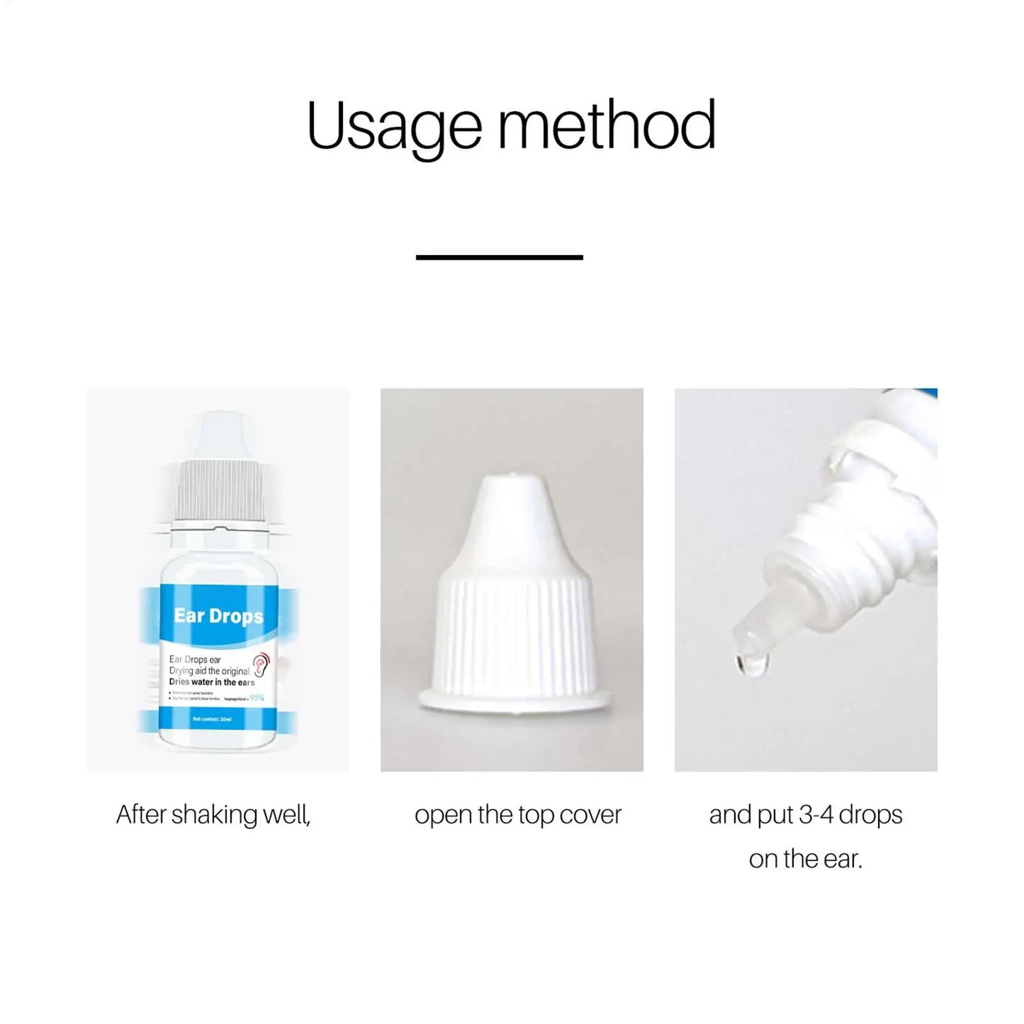 Ear Wax Removal Drops Organic Ear Drops For Ear Infect Adult Ear Aches Drops Earache Drops For Clogged Ears Fast Natural