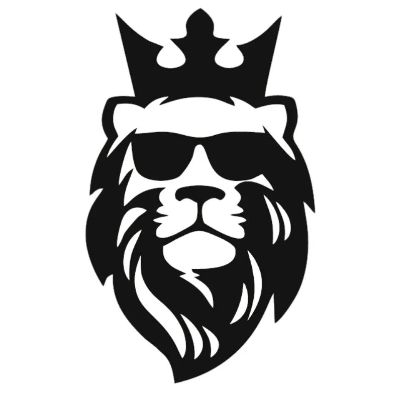 20/25/30cm Car Decals Stickers Sticker Beauty Lion Custom Goods PVC Motorcycle Auto Decoration Car accessories Vinyl Products
