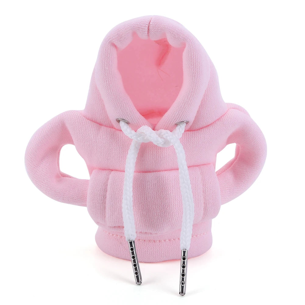 Hoodie Car Gear Shift Knob Cover Fashion Gearshift Handle Gear Lever Decorative Hoodie Sweatshirt Cover Auto Interior Accessorie