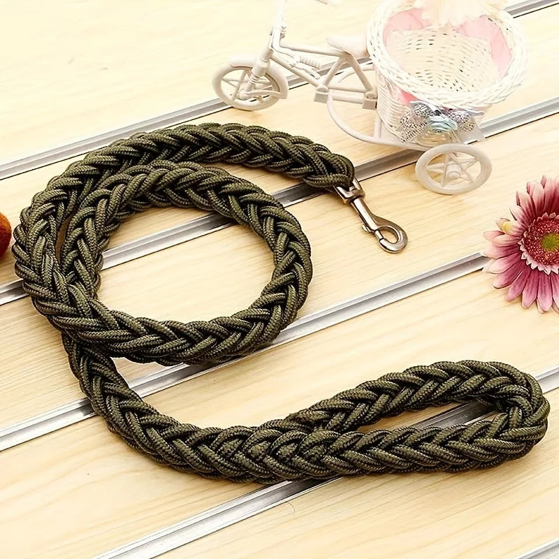 Braided Dog Training Leash - Strong Lead for Large Dogs - photo 7