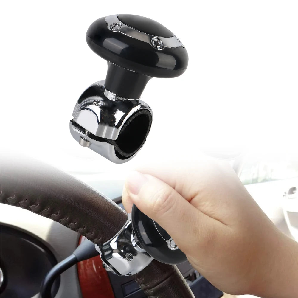 Steering Wheel Booster Car Turning Steering Wheel Ball Handle with Spinner Knob Rotating Steering Wheel Spinner Knob