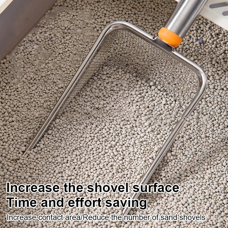 Fine Mesh Non-Stick Litter Scoop - Stainless Steel Sifter – photo 3