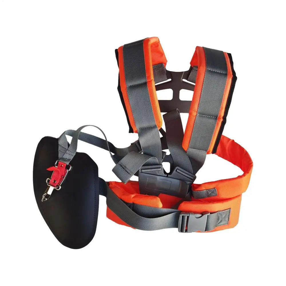 upgrade Lawn Mower Harness Strap Adjustable Grass Trimmer Strap Double Shoulder Strap Labor Saving Increase Mower Shoulder Strap