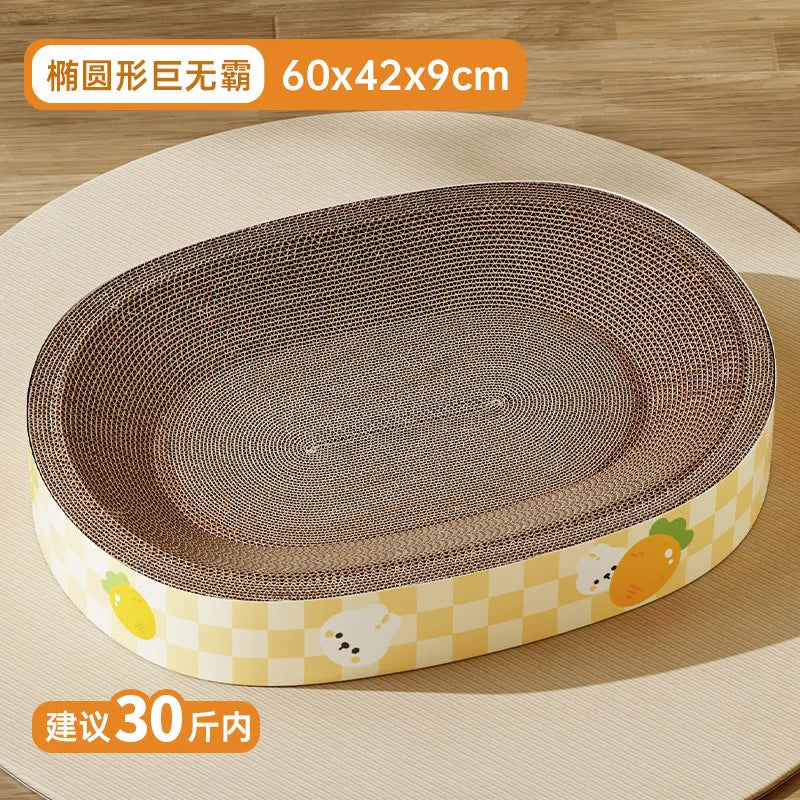 Round Cat Scratching Bed - Scratcher & Nap Spot in One – photo 7