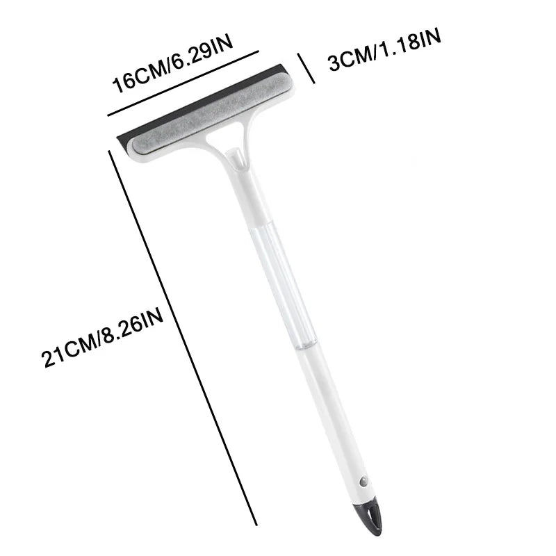All-in-One Squeegee with Sprayer for Streak-Free Glass Cleaning