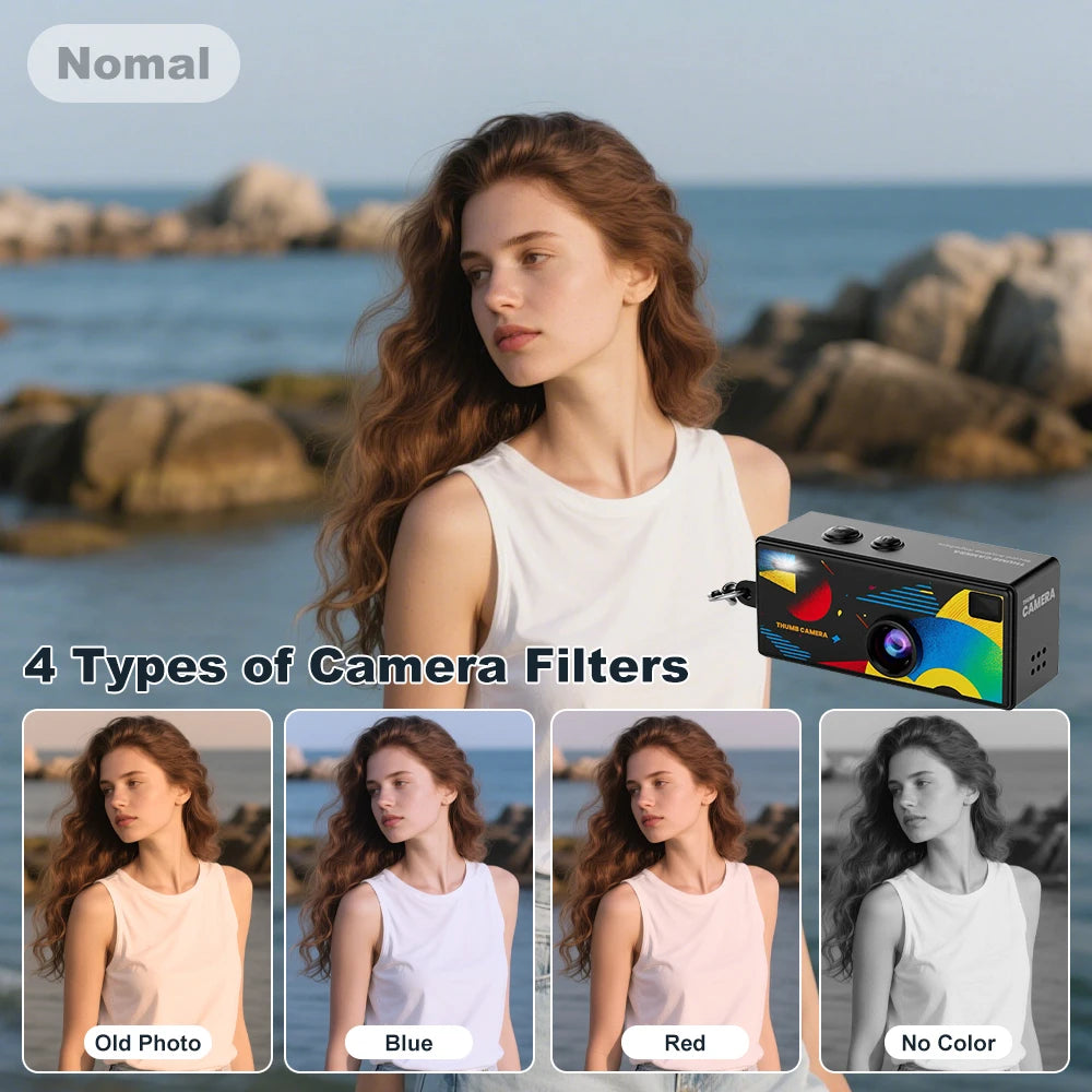 Magecam Retro Keychain Camera — 1080P Mini Digital Camcorder