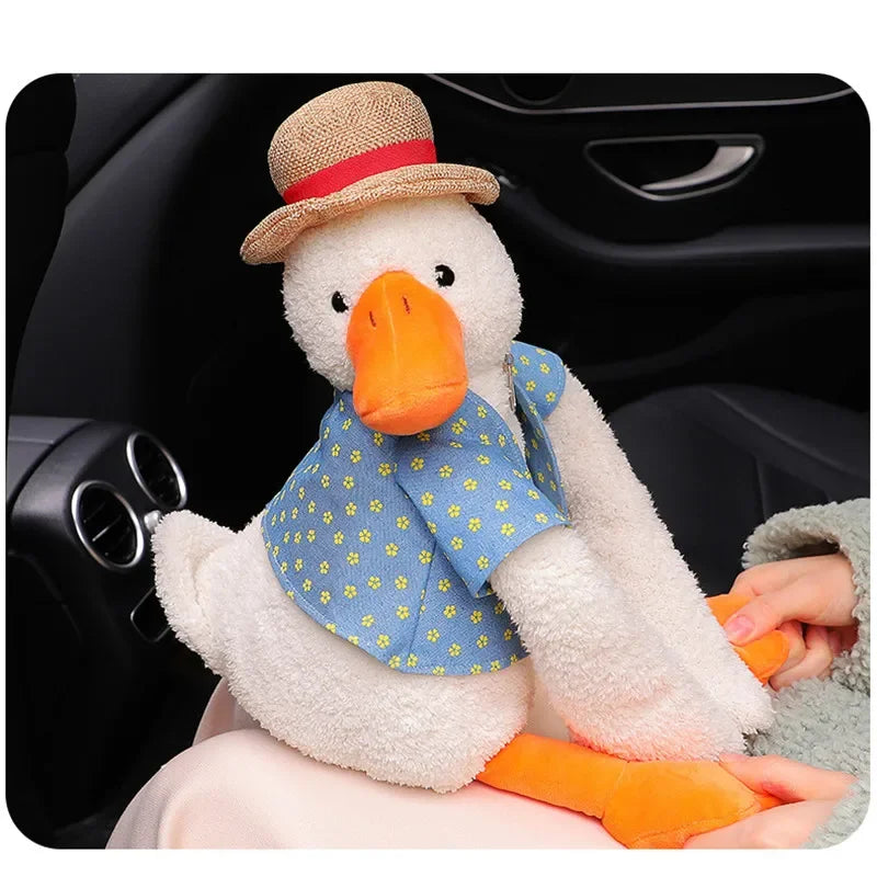 duck Creative  Ass Tissue Box Soft Cartoon Paper Napkin Case Cute Animals Car Paper Boxes Lovely Napkin Holder for Car Seat