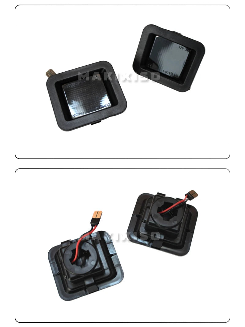 LED License Plate Lights for Ford F-150 / Raptor 2015+ (6000K White, Pair)