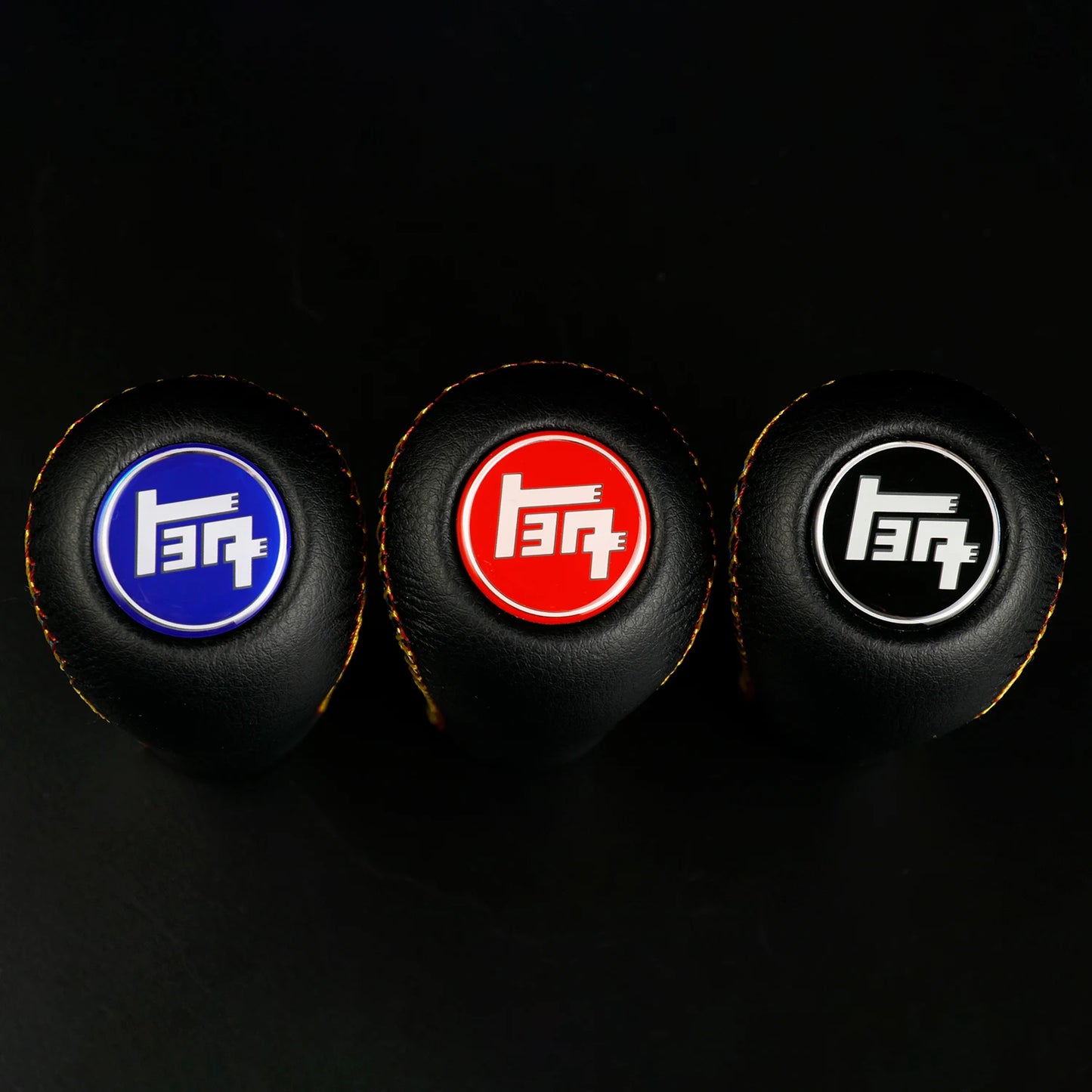 1X TEQ Leather Car Gear Shift Knob M12x1.25 Stick Shifter for TOYOTA LEXUS