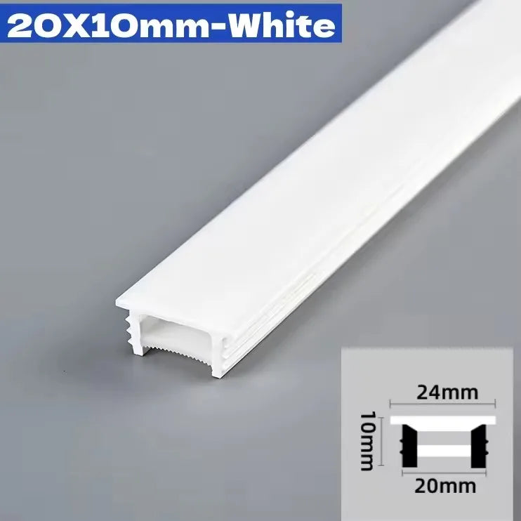 Flexible LED Neon Rope Diffuser Channel — WS2812B Compatible
