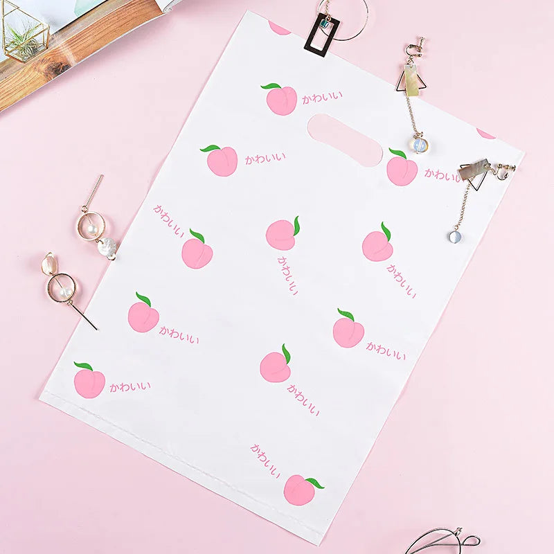 25pcs/lot Small Plastic Bag for Jewelry/Earrings/Scarf/Socks Little Daisy Wedding Gift Bags Mini Packaging Bags for Business