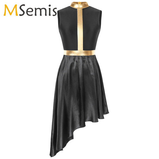 Women's high-low tulle lyrical dance dress