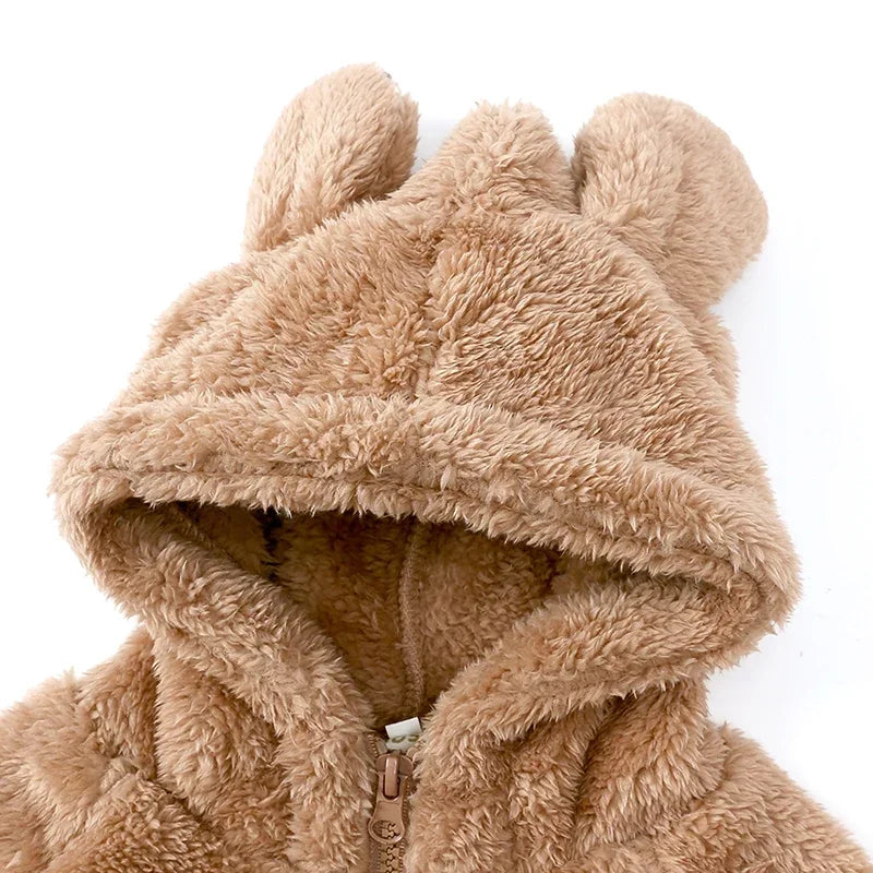 Girls Cartoon Hooded Winter Coat - Thick Warm Jacket, 1-6 Years - photo 5