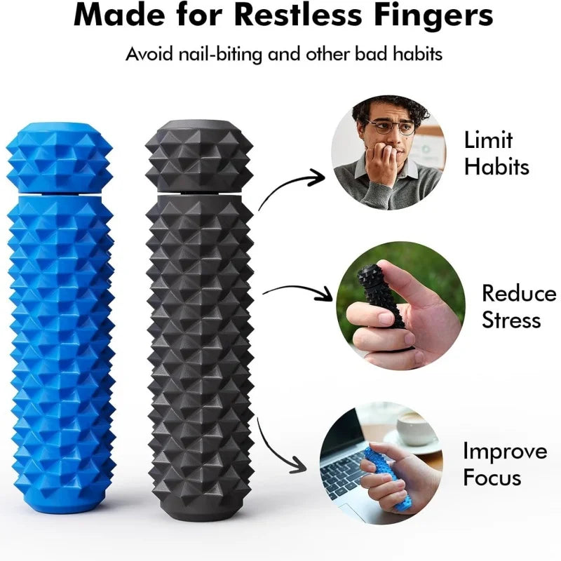 Pain Stim Fidget Toys Rotating Spiky Grippie for Anxiety Relief Sensory Toys for Autism ADHD Calming Classroom Desk Office