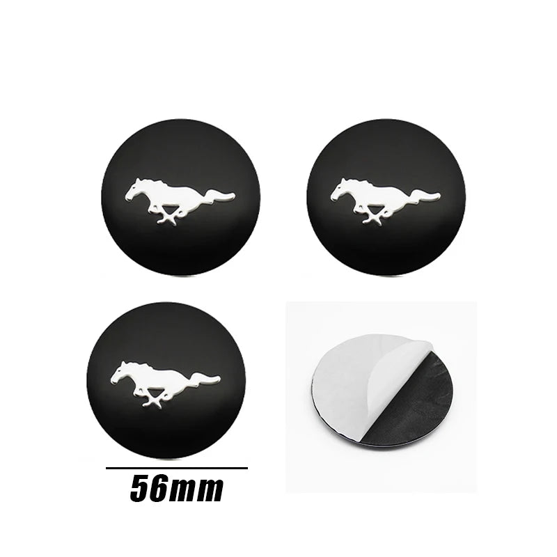 4Pc 56mm 60mm 54mm Car Wheel Center Hub Cap For Ford Fiesta Mondeo Fusion Explorer Escape Focus Kuga Rim Cover Sticker Accessory